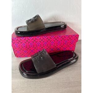 Tory Burch Bubble Jelly Slide Sandal Perfect Black Women’s 9 New in Box